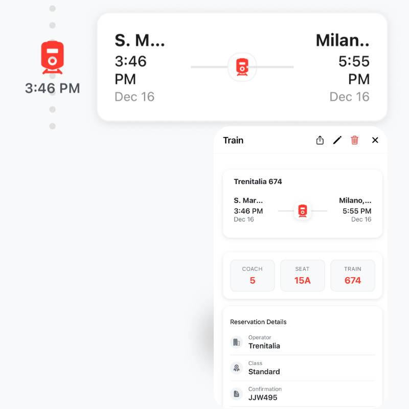 train itinerary card website home page 1